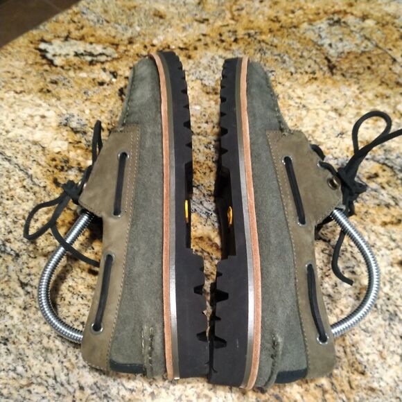 Sperry Top Sider Men's 3-Eye Leather Boat Shoes Vibram Sole STS23889 Size 9M - Picture 7 of 12